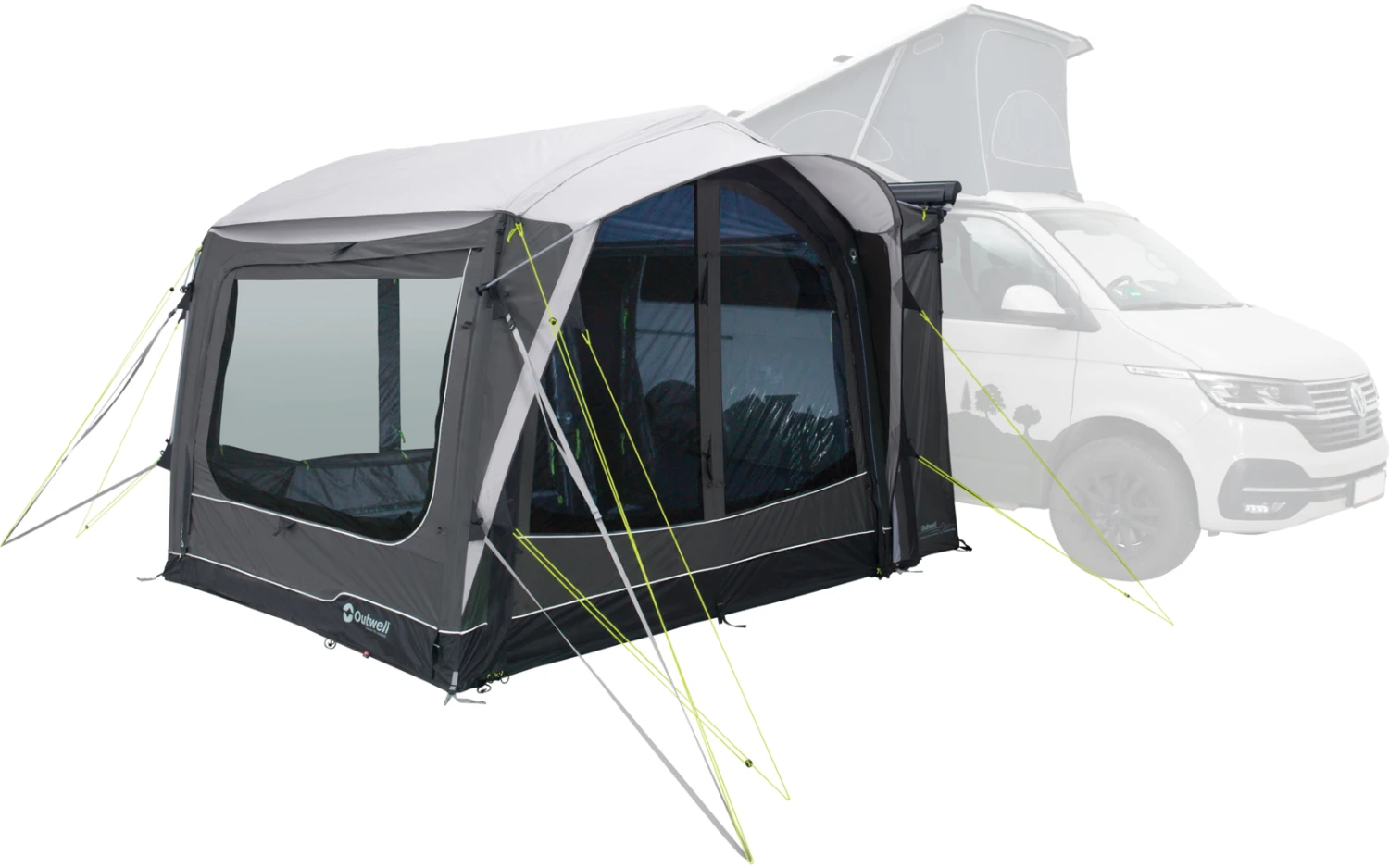 Outwell Crossville 250SA Aufblasbares Busvorzelt Für Campingbusse Grau 7 Outwell Crossville 250SA Aufblasbares Busvorzelt Für Campingbusse Grau – Bild 5
