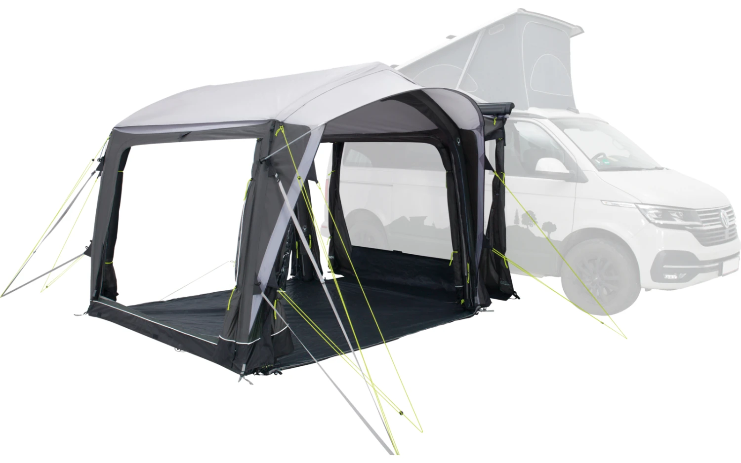 Outwell Crossville 250SA Aufblasbares Busvorzelt Für Campingbusse Grau 9 Outwell Crossville 250SA Aufblasbares Busvorzelt Für Campingbusse Grau – Bild 7