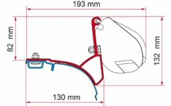 Fiamma Halterungen Für Markise F35 Pro Dachmontage 16 Fiamma Halterungen Für Markise F35 Pro Dachmontage -Berger 1096610 6455639