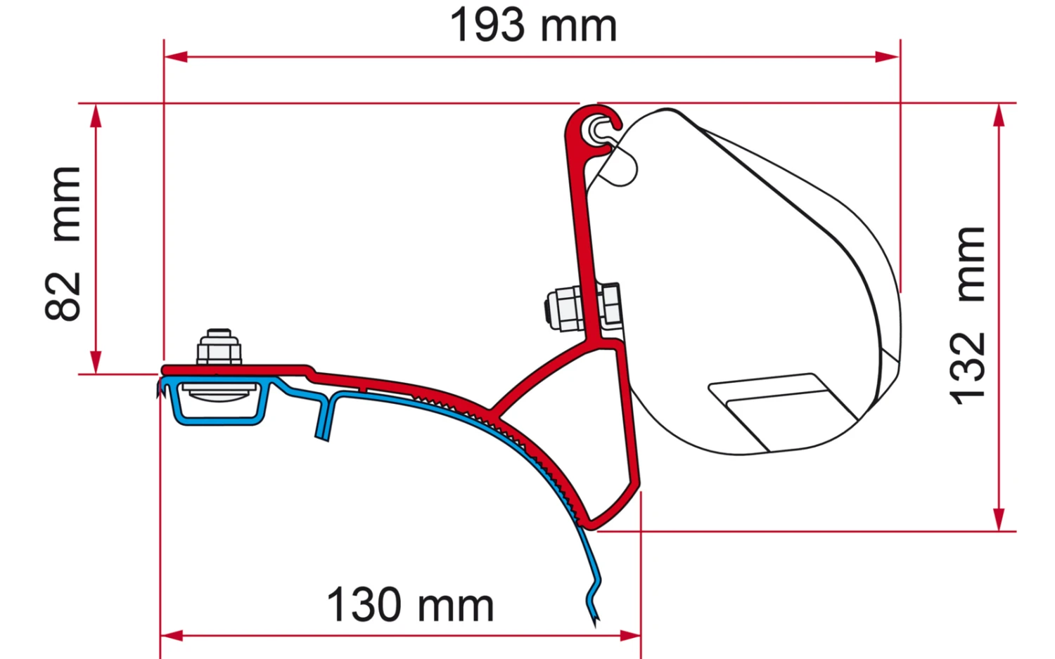 Fiamma Halterungen Für Markise F35 Pro Dachmontage 9 Fiamma Halterungen Für Markise F35 Pro Dachmontage – Bild 7