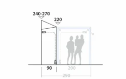 Outwell Tall Connection Zeltschleuse Für Parkville 200SA -Berger 1104698 6514982