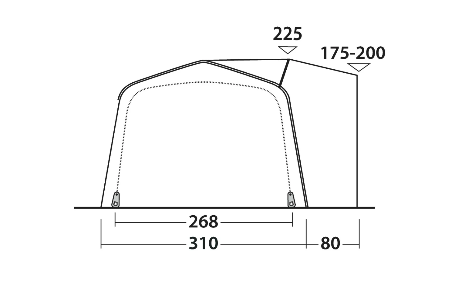 Outwell Jonesville 440SA Flex Aufblasbares Busvorzelt Modell 2024 10 Outwell Jonesville 440SA Flex Aufblasbares Busvorzelt Modell 2024 – Bild 8