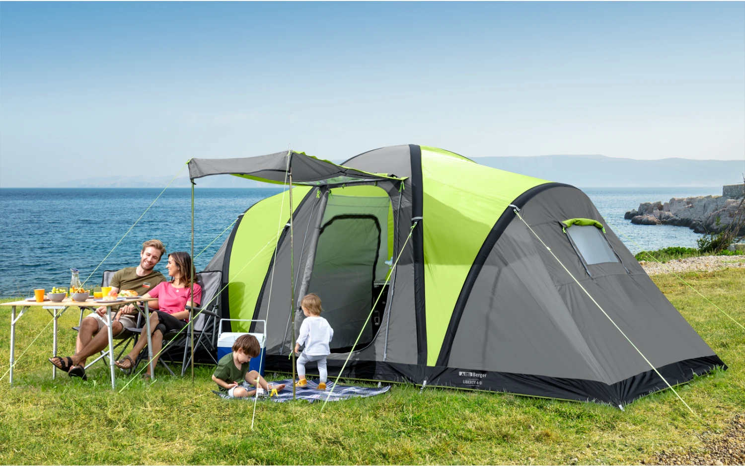 Berger Zelt Liberty 4 Air Familienzelt Für 4 Personen 3 Berger Zelt Liberty 4 Air Familienzelt Für 4 Personen