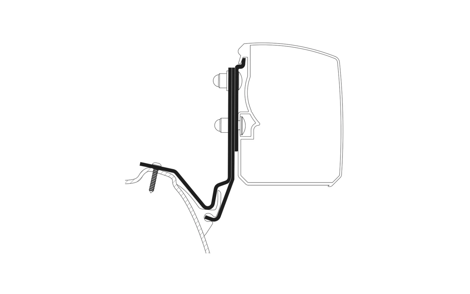 Thule Markisenadapter Für Kepler One / Five / Six 3 Thule Markisenadapter Für Kepler One / Five / Six