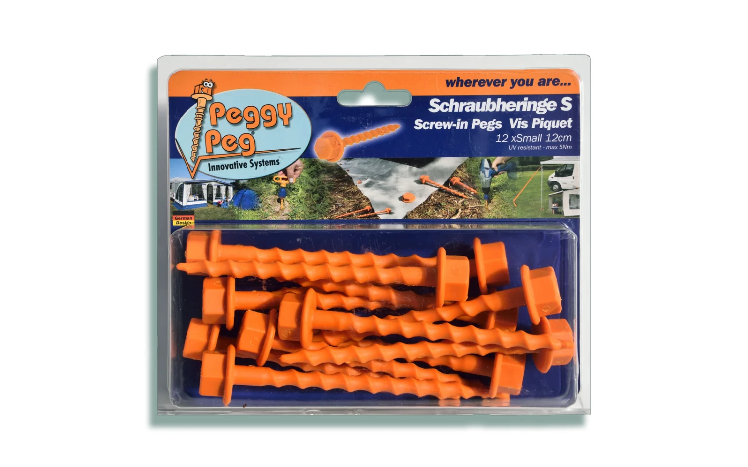 Peggy Peg Schraubheringe Small (S) 12 Cm 12er Set (PP05) 3 Peggy Peg Schraubheringe Small (S) 12 Cm 12er Set (PP05) – Bild 2