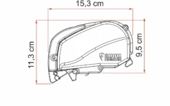 Fiamma F80s Markise Deep Black / Royal Grey -Berger 1161850 6894949