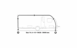 Dometic Residence AIR Tour Aufblasbares Statisches Vorzelt -Berger 1203808 7150345
