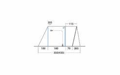 Outwell Talladega Air Aufblasbares Busvorzelt -Berger 1204927 7102675