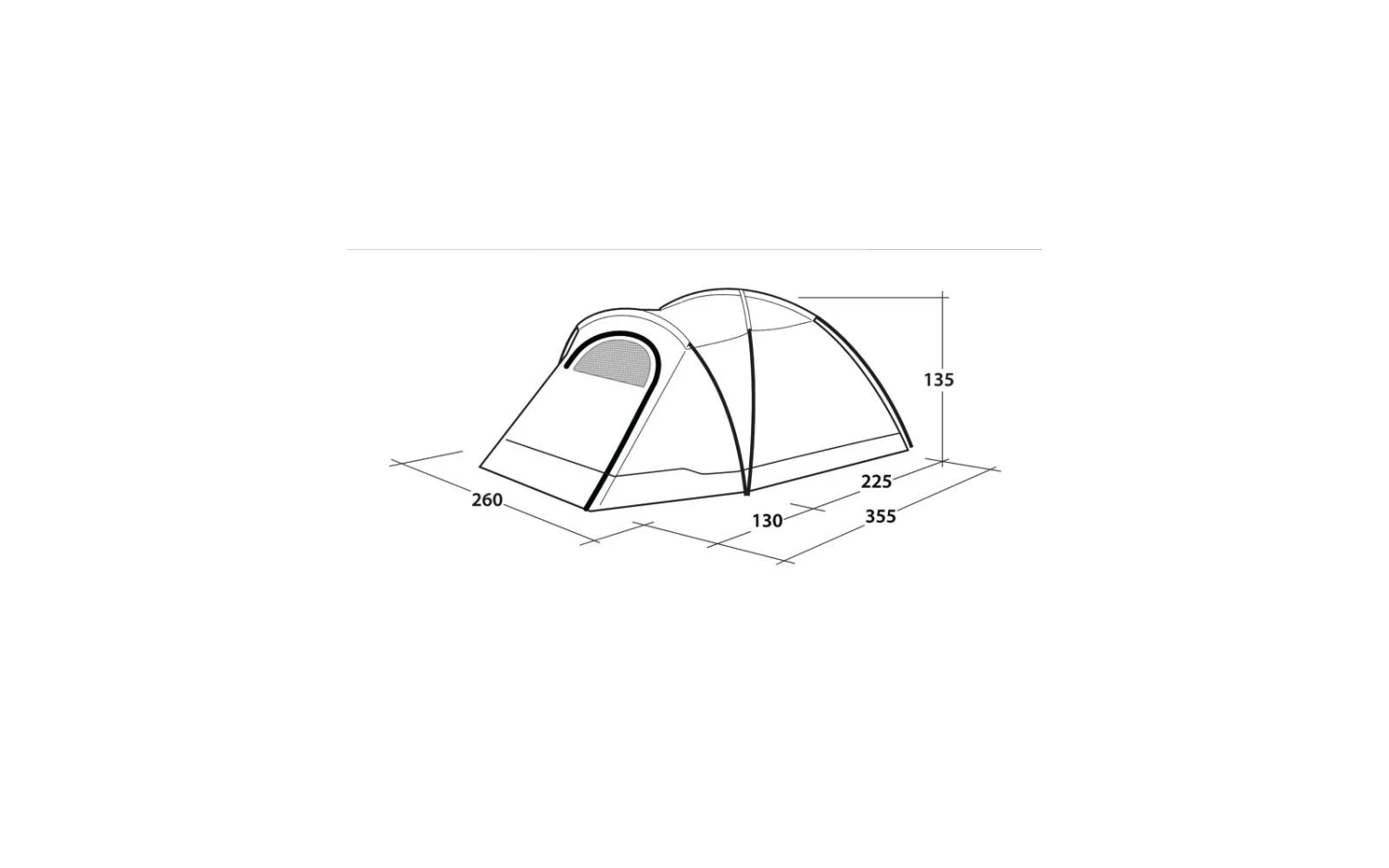 Outwell Cloud 4 Kuppelzelt Für 4 Personen 13 Outwell Cloud 4 Kuppelzelt Für 4 Personen – Bild 11