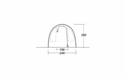 Outwell Sky 2 Tunnelzelt Für 2 Personen -Berger 1210228 7521109