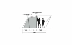 Outwell Sky 5 Tunnelzelt Für 5 Personen -Berger 1210267 7523746