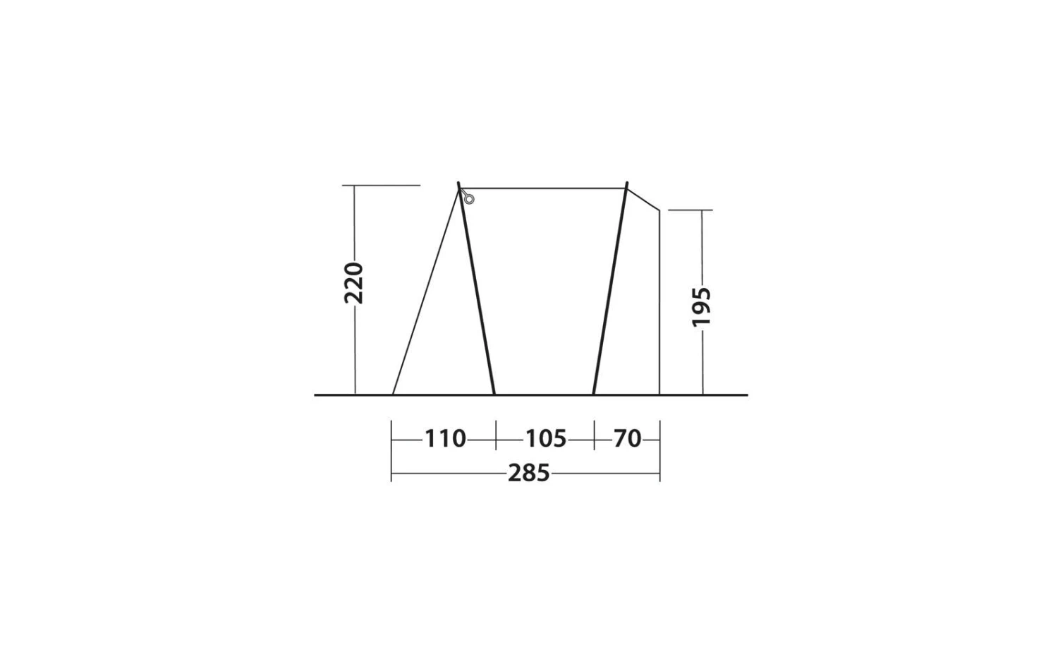 Outwell Dunecrest L Heckzelt Für Minicamper 2 Personen Grün 9 Outwell Dunecrest L Heckzelt Für Minicamper 2 Personen Grün – Bild 7