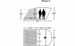 Kampa Brean Air 4 Aufblasbares Tunnelzelt Für 4 Personen 13 Kampa Brean Air 4 Aufblasbares Tunnelzelt Für 4 Personen -Berger 1218937 7176826
