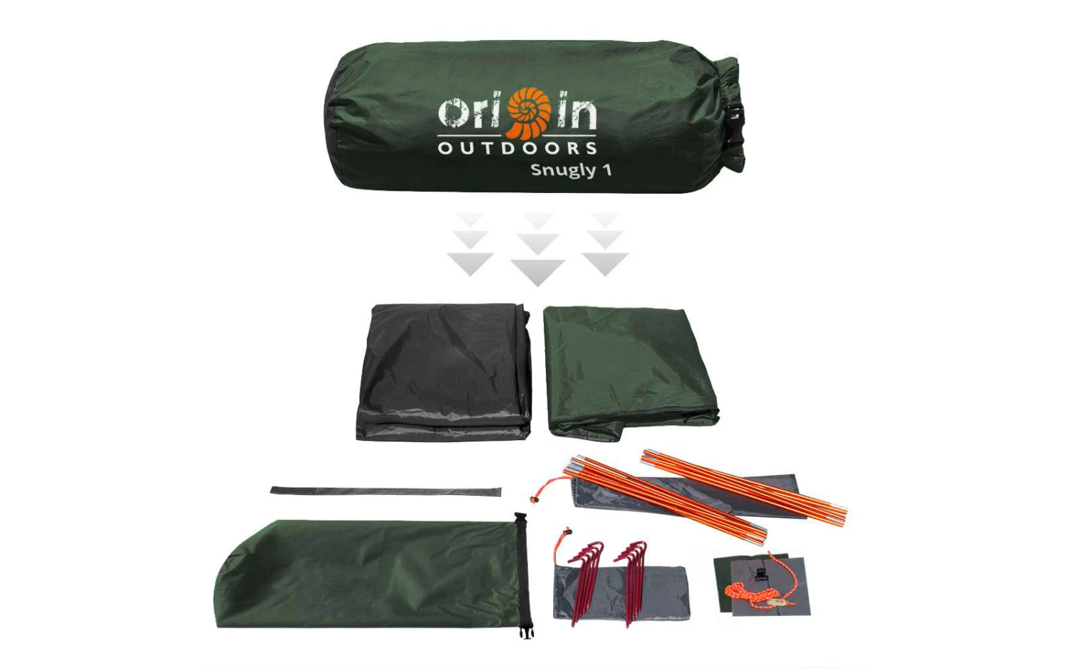 Origin Outdoors Snugly Kuppelzelt Für 1/2 Personen 8 Origin Outdoors Snugly Kuppelzelt Für 1/2 Personen – Bild 6
