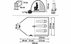 Berger Easy Rock 3 Kuppelzelt Mit Stehhöhe Und Großem Vorraum Für 3 Personen 25 Berger Easy Rock 3 Kuppelzelt Mit Stehhöhe Und Großem Vorraum Für 3 Personen -Berger 1223149 7192006