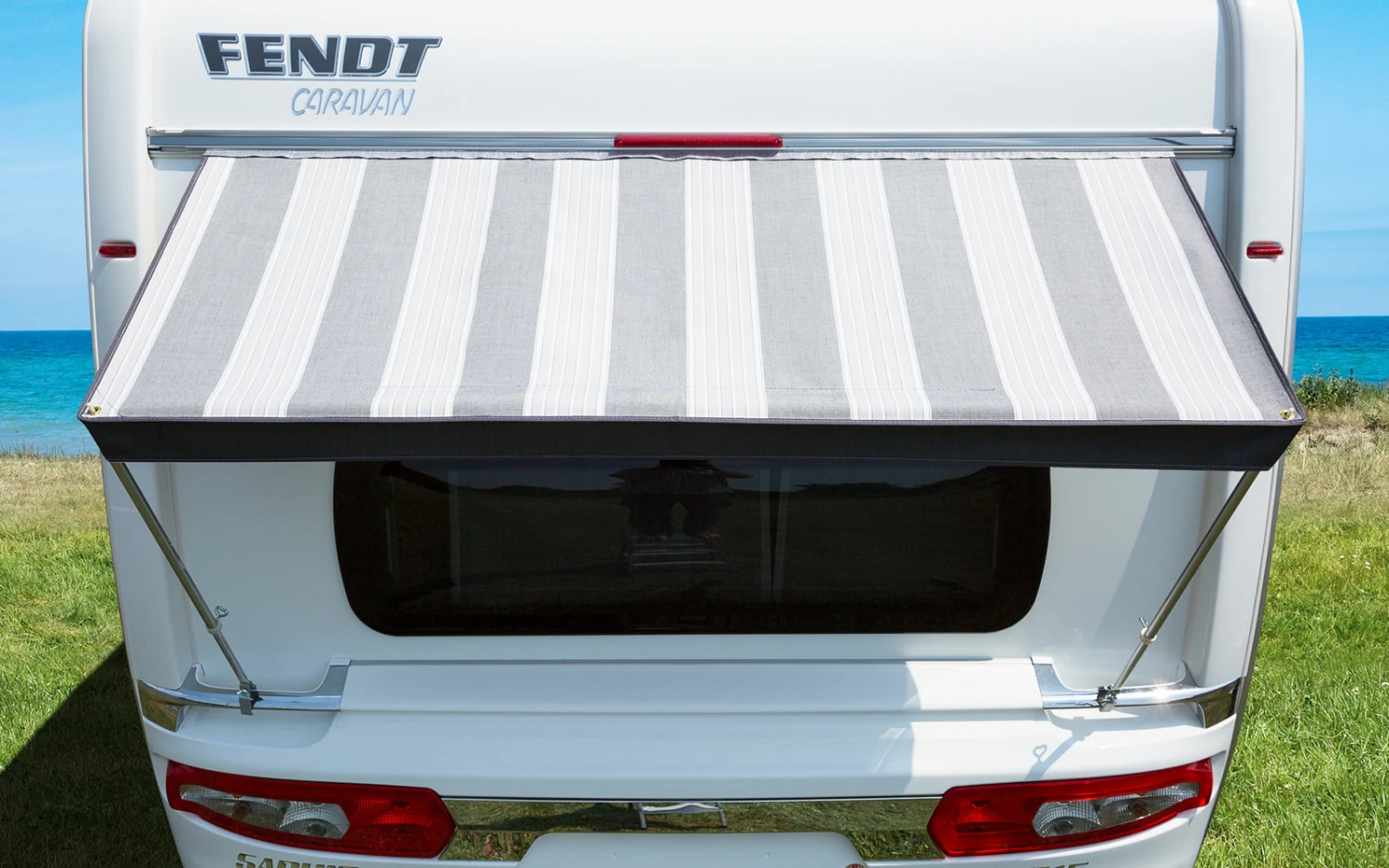 Berger Wachau Fenstermarkise Grau, Weiß 3 Berger Wachau Fenstermarkise Grau, Weiß