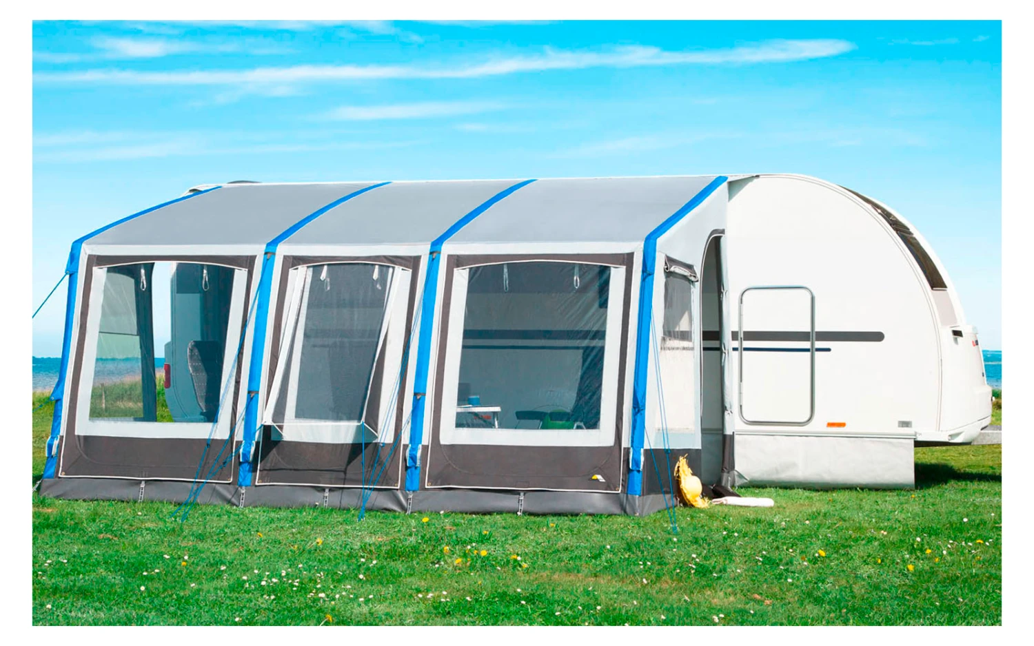 DWT Space Air HQ 375 Aufblasbares Reisevorzelt 3 DWT Space Air HQ 375 Aufblasbares Reisevorzelt