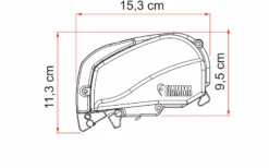 Fiamma F80s Markise Deep Black / Royal Grey -Berger 1276642 7387417