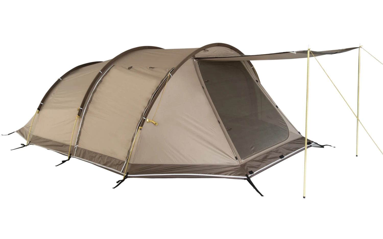 Tambu Durdanta Komfort Trekking Tunnelzelt Braun Für 4 Personen 3 Tambu Durdanta Komfort Trekking Tunnelzelt Braun Für 4 Personen