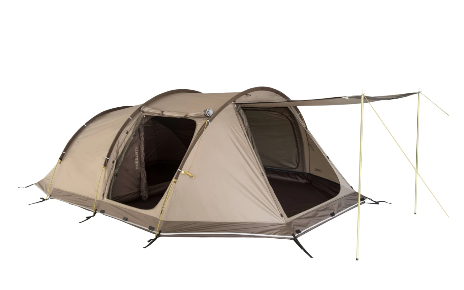 Tambu Durdanta Komfort Trekking Tunnelzelt Braun Für 4 Personen 6 Tambu Durdanta Komfort Trekking Tunnelzelt Braun Für 4 Personen – Bild 4