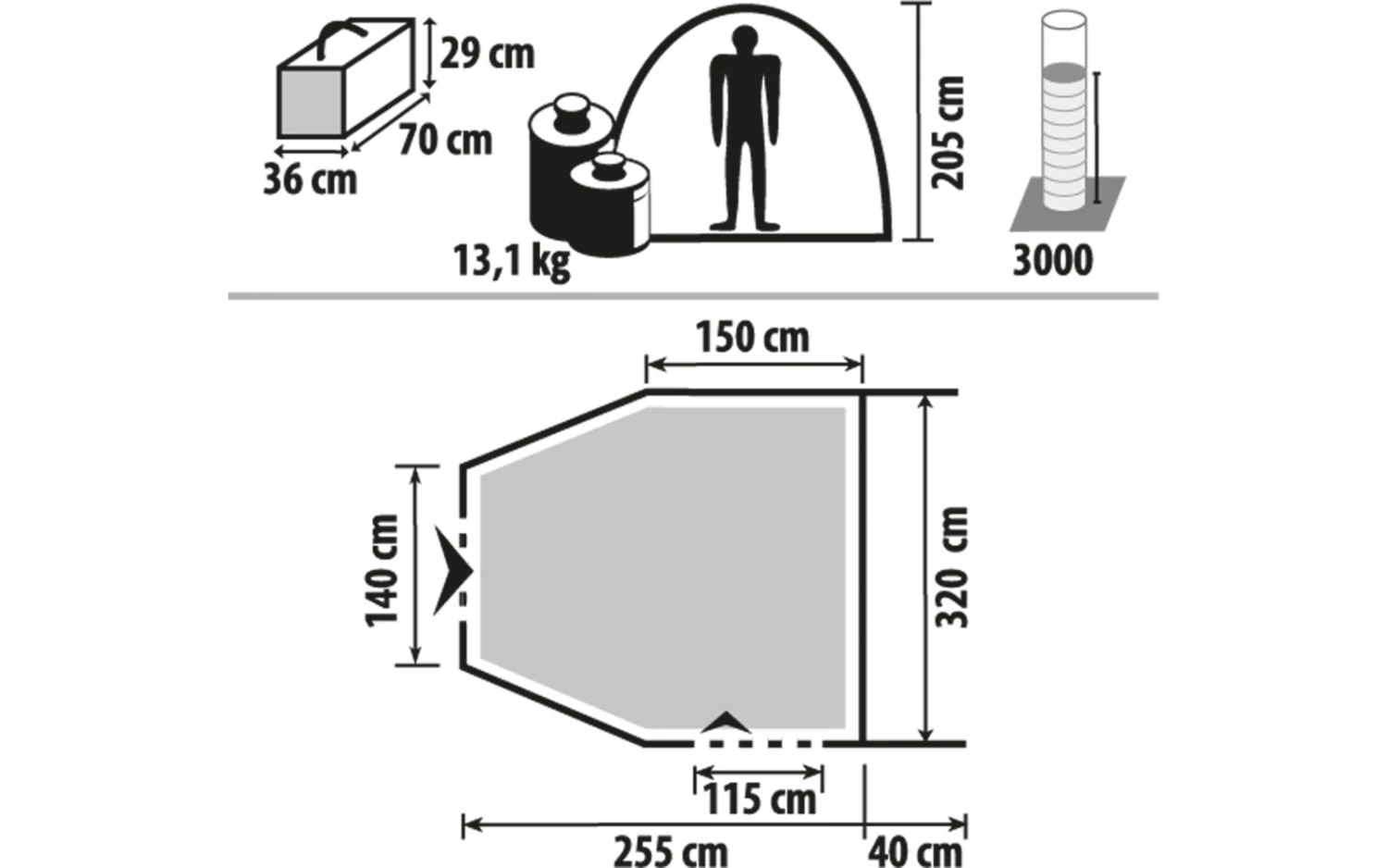 Berger Aufblasbares Vorzelt Touring Easy Air Mit Festen Boden Für Campingbus 4 Berger Aufblasbares Vorzelt Touring Easy Air Mit Festen Boden Für Campingbus – Bild 2