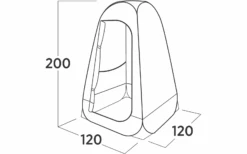 Easy Camp Pop-up-Dusch- Und Toilettenzelt Vik 21 Easy Camp Pop-up-Dusch- Und Toilettenzelt Vik -Berger 1371937 7856491