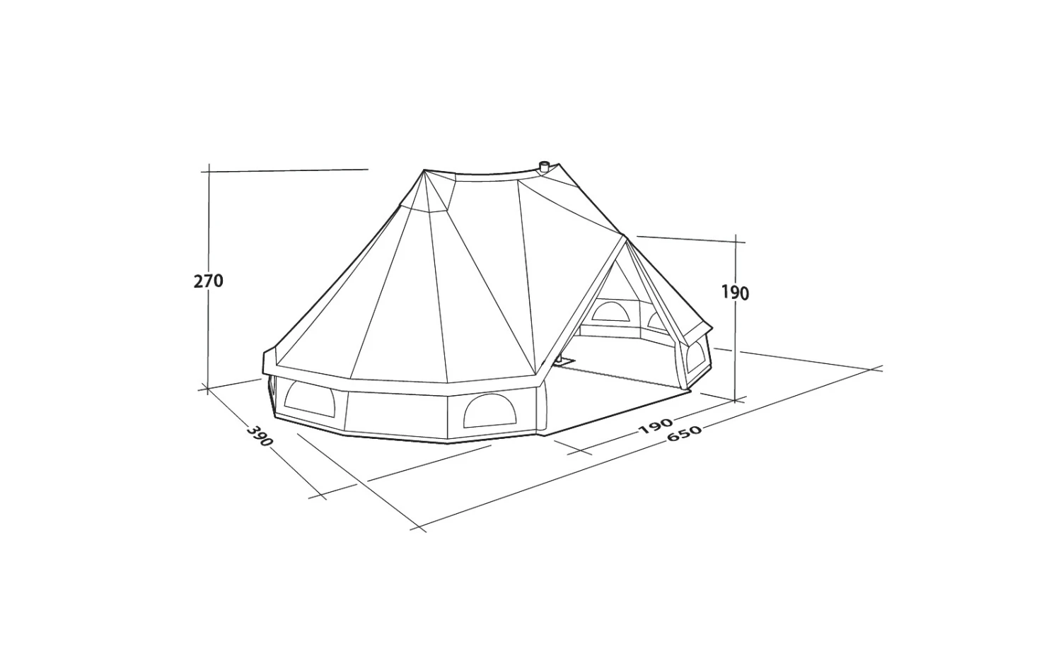 Robens Klondike Twin Bell Zelt Für 12 Personen 16 Robens Klondike Twin Bell Zelt Für 12 Personen – Bild 14