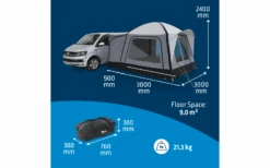 Kampa Cross Air TC Aufblasbares Driveaway Busvorzelt Breite 3 Meter 16 Kampa Cross Air TC Aufblasbares Driveaway Busvorzelt Breite 3 Meter -Berger 1372111 7851922
