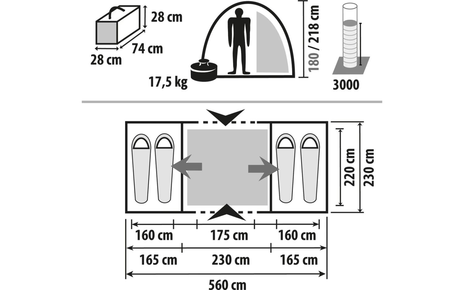 Berger Lagoon 4 Familienzelt 2024 Für 4 Personen 4 Berger Lagoon 4 Familienzelt 2024 Für 4 Personen – Bild 2