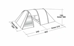 Easy Camp Galaxy 400 Tunnelzelt Rustic Green Für 4 Personen 9 Easy Camp Galaxy 400 Tunnelzelt Rustic Green Für 4 Personen -Berger 1379626 7884979