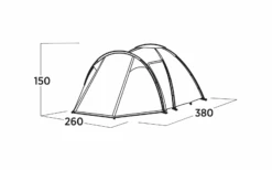 Easy Camp Lomsdal 4 Kuppelzelt Für 4 Personen -Berger 1381018 7878892