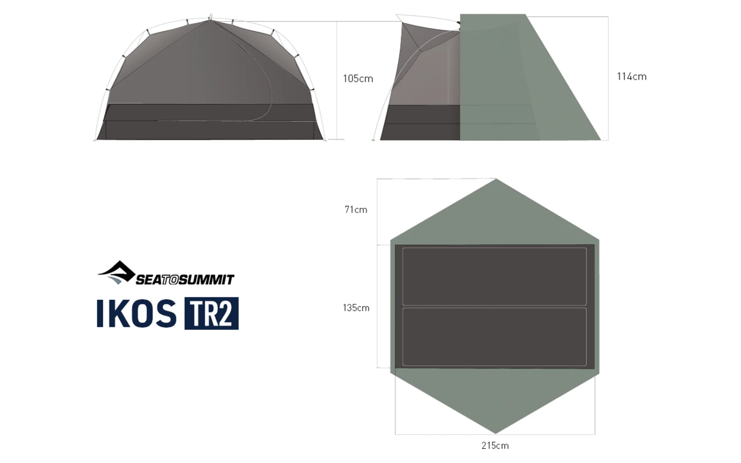 Sea To Summit Ikos TR Zelt Für 2/3 Personen 13 Sea To Summit Ikos TR Zelt Für 2/3 Personen – Bild 11