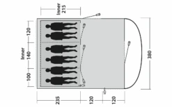 Outwell Sky 6 Tunnelzeltfür 6 Personen 23 Outwell Sky 6 Tunnelzeltfür 6 Personen -Berger 1382836 7909036