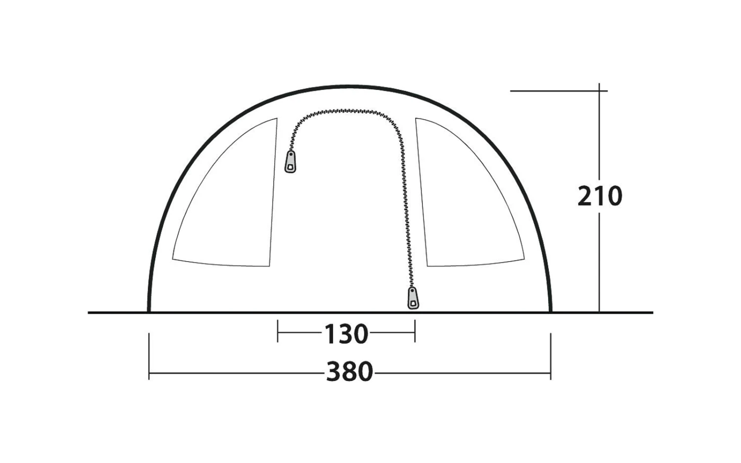 Outwell Sky 6 Tunnelzeltfür 6 Personen 14 Outwell Sky 6 Tunnelzeltfür 6 Personen – Bild 12