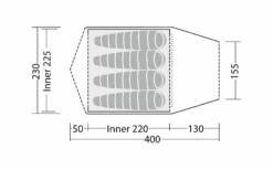 Robens Lago Flex 4 Kuppelzelt Für 4 Personen -Berger 1386907 7892524