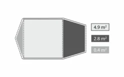Robens Lago Flex 4 Kuppelzelt Für 4 Personen -Berger 1386913 7892563