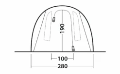 Outwell Rockwell 4 Tunnelzelt Für 4 Personen -Berger 1387147 7935373