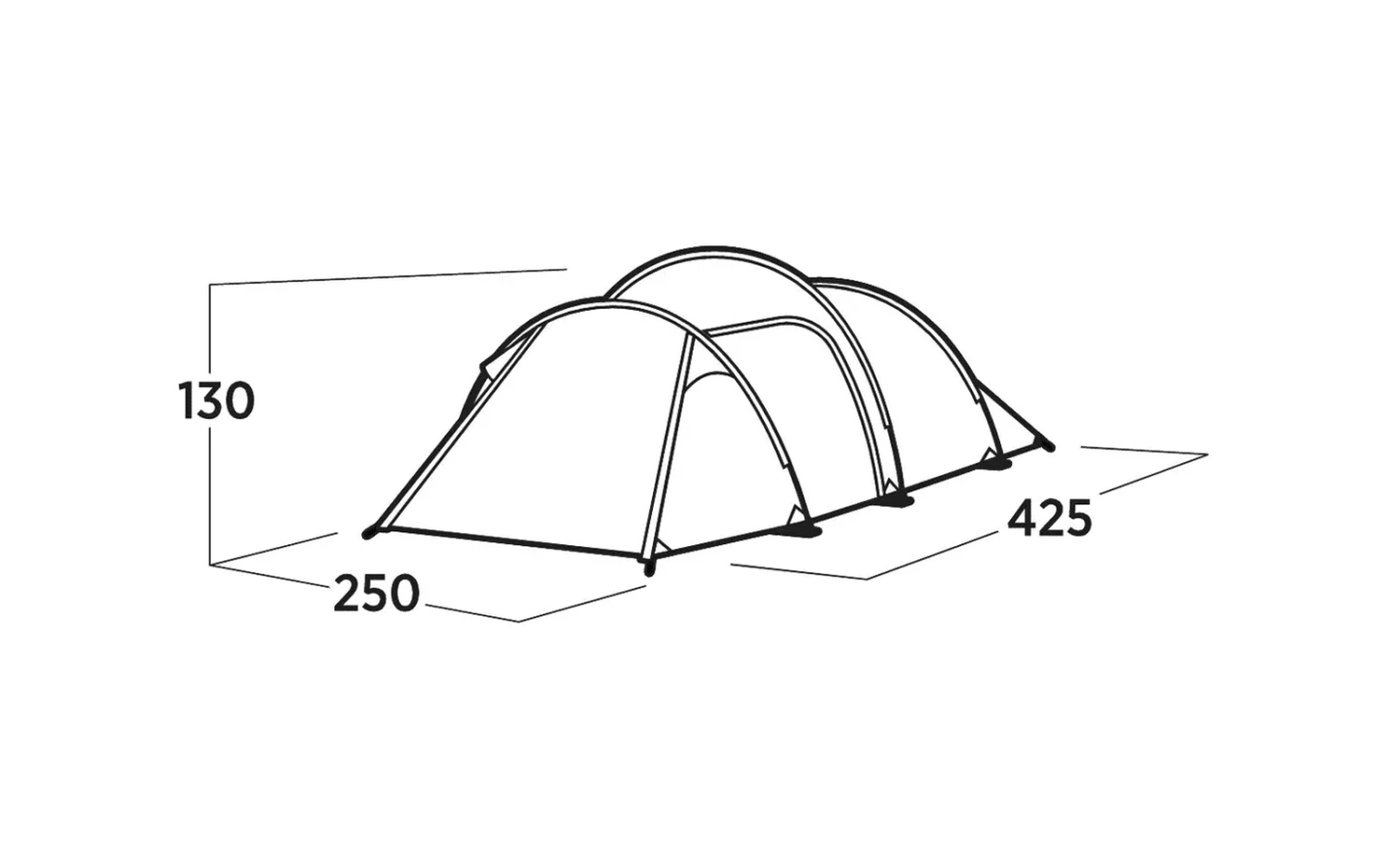 Easy Camp Hemsedal 4 Tunnelzelt Für 4 Personen 7 Easy Camp Hemsedal 4 Tunnelzelt Für 4 Personen – Bild 5