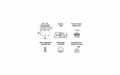 High Peak Torri 5.0 Tunnelzelt Für 5 Personen Dunkelgrau / Grün 21 High Peak Torri 5.0 Tunnelzelt Für 5 Personen Dunkelgrau / Grün -Berger 1393267 7925161