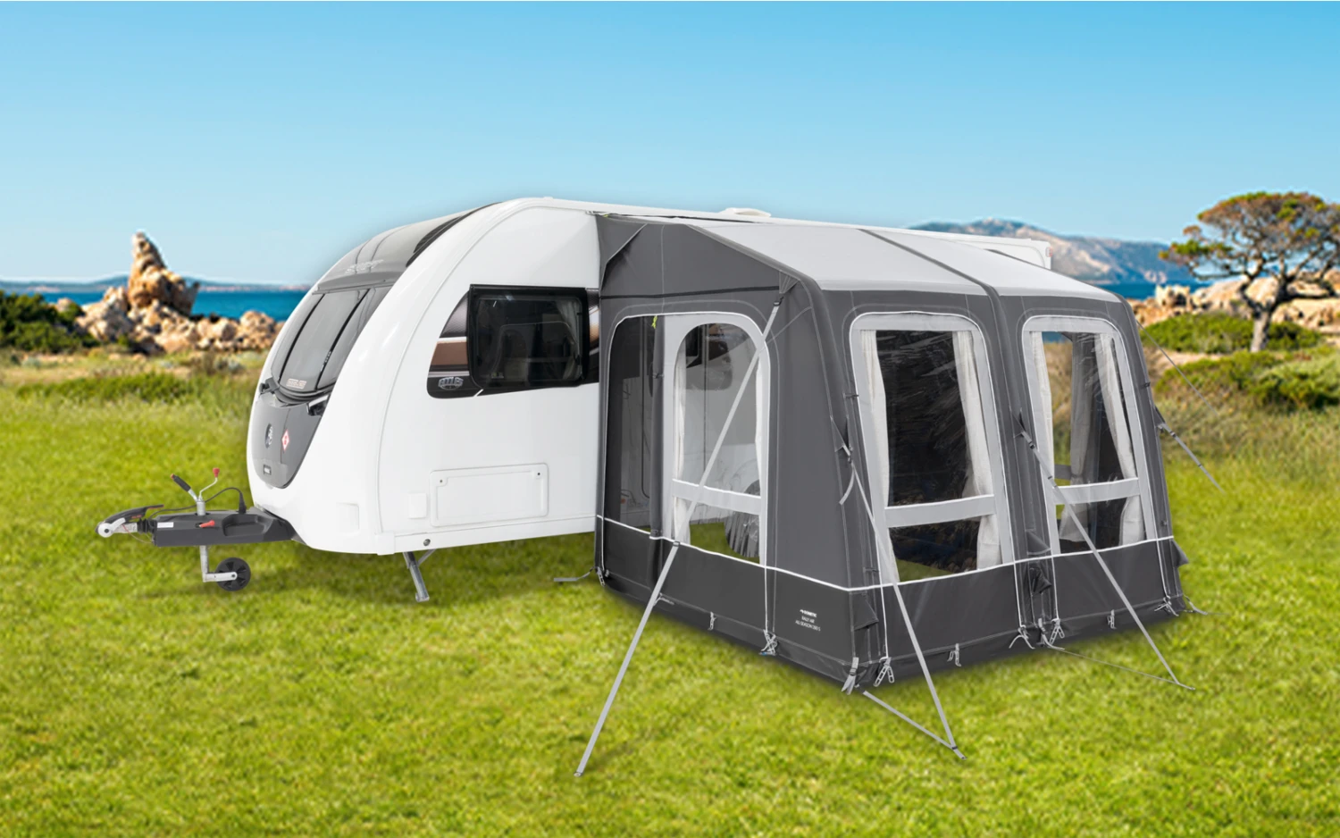 Dometic Rally Air All Season 260 Aufblasbares Wohnwagen- / Reisemobilvorzelt 3 Dometic Rally Air All Season 260 Aufblasbares Wohnwagen- / Reisemobilvorzelt