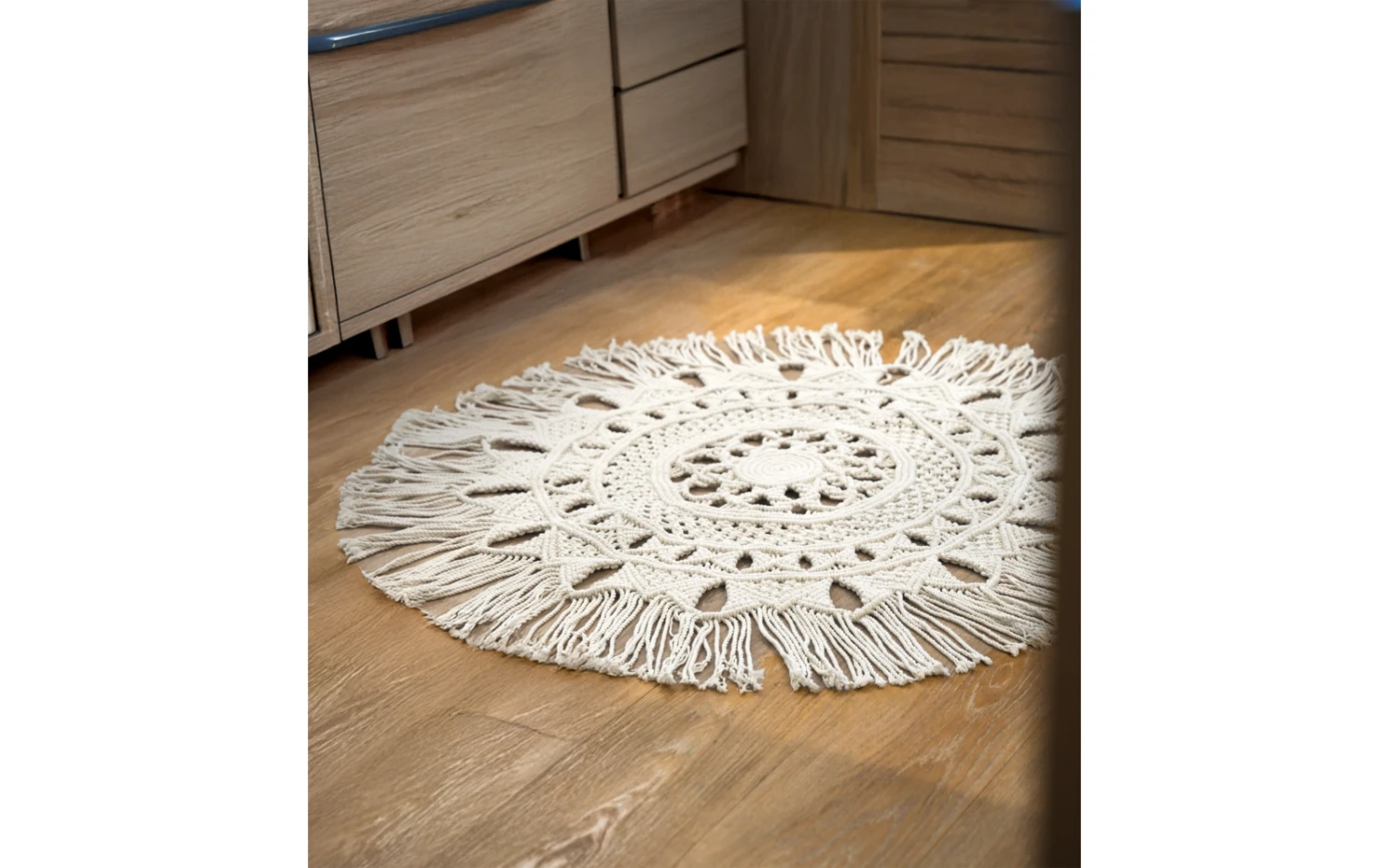 Camplife Makramee Teppich 4 Camplife Makramee Teppich – Bild 2