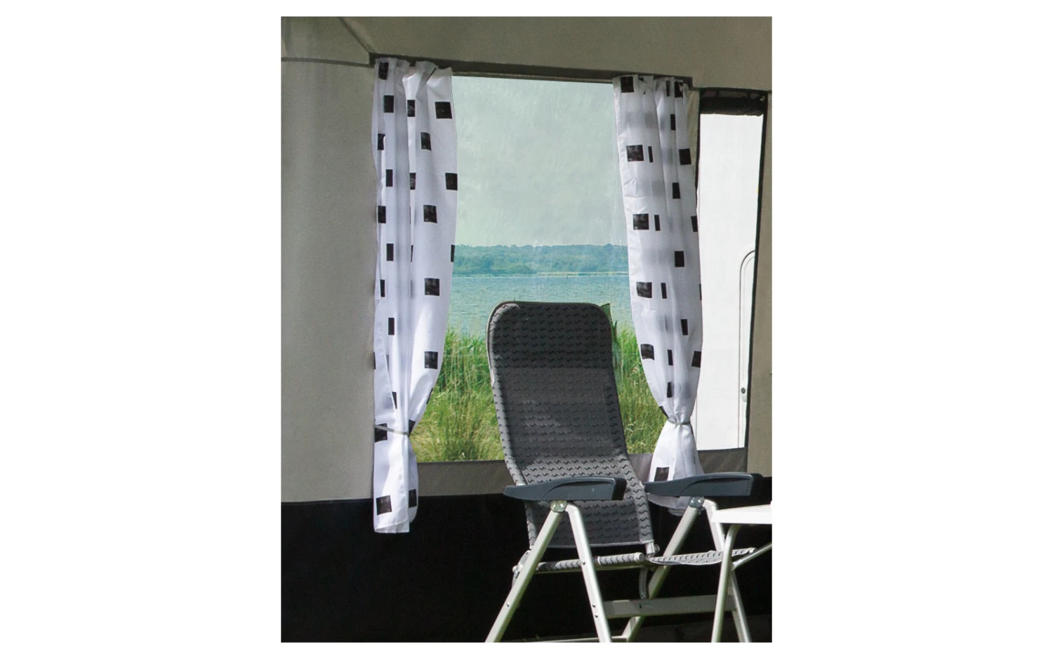 DWT Gardinenset Für Markisenzelt 3 DWT Gardinenset Für Markisenzelt