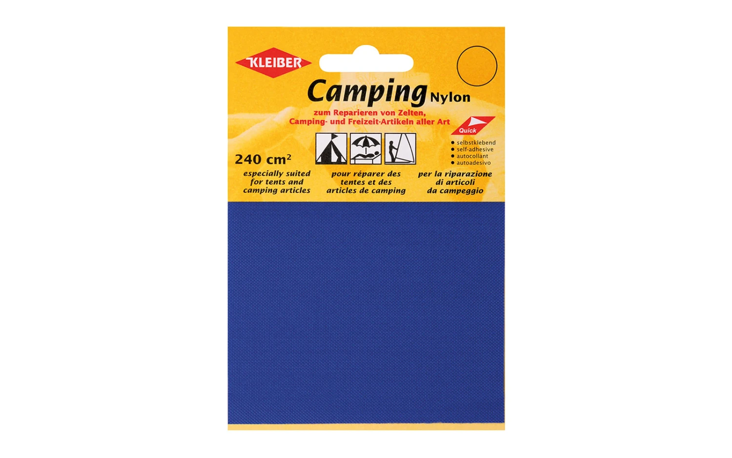Kleiber Camping Nylon Reparaturflicken (2 Stück) 3 Kleiber Camping Nylon Reparaturflicken (2 Stück)