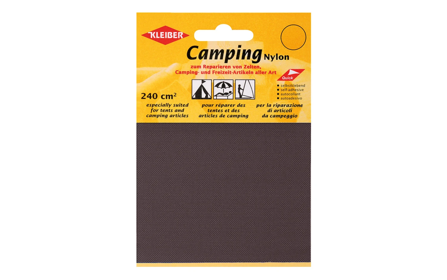 Kleiber Camping Nylon Reparaturflicken (2 Stück) 5 Kleiber Camping Nylon Reparaturflicken (2 Stück) – Bild 3