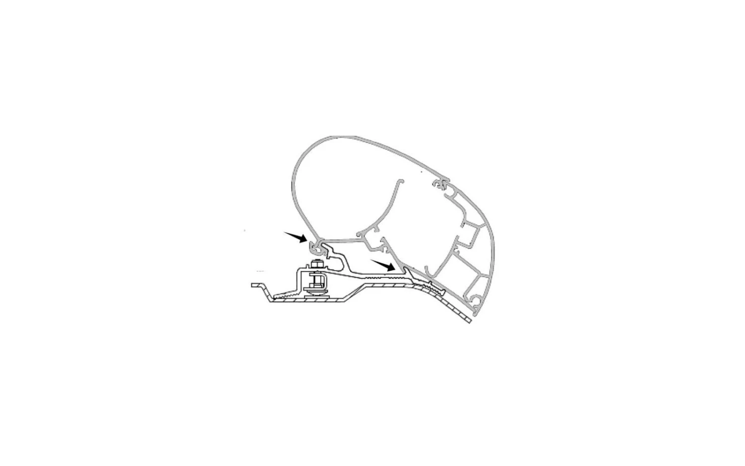 Dometic PR-Adapt Adapter Für Dachmarkisen PW 2000 Und PW 2500 10 Dometic PR-Adapt Adapter Für Dachmarkisen PW 2000 Und PW 2500 – Bild 8