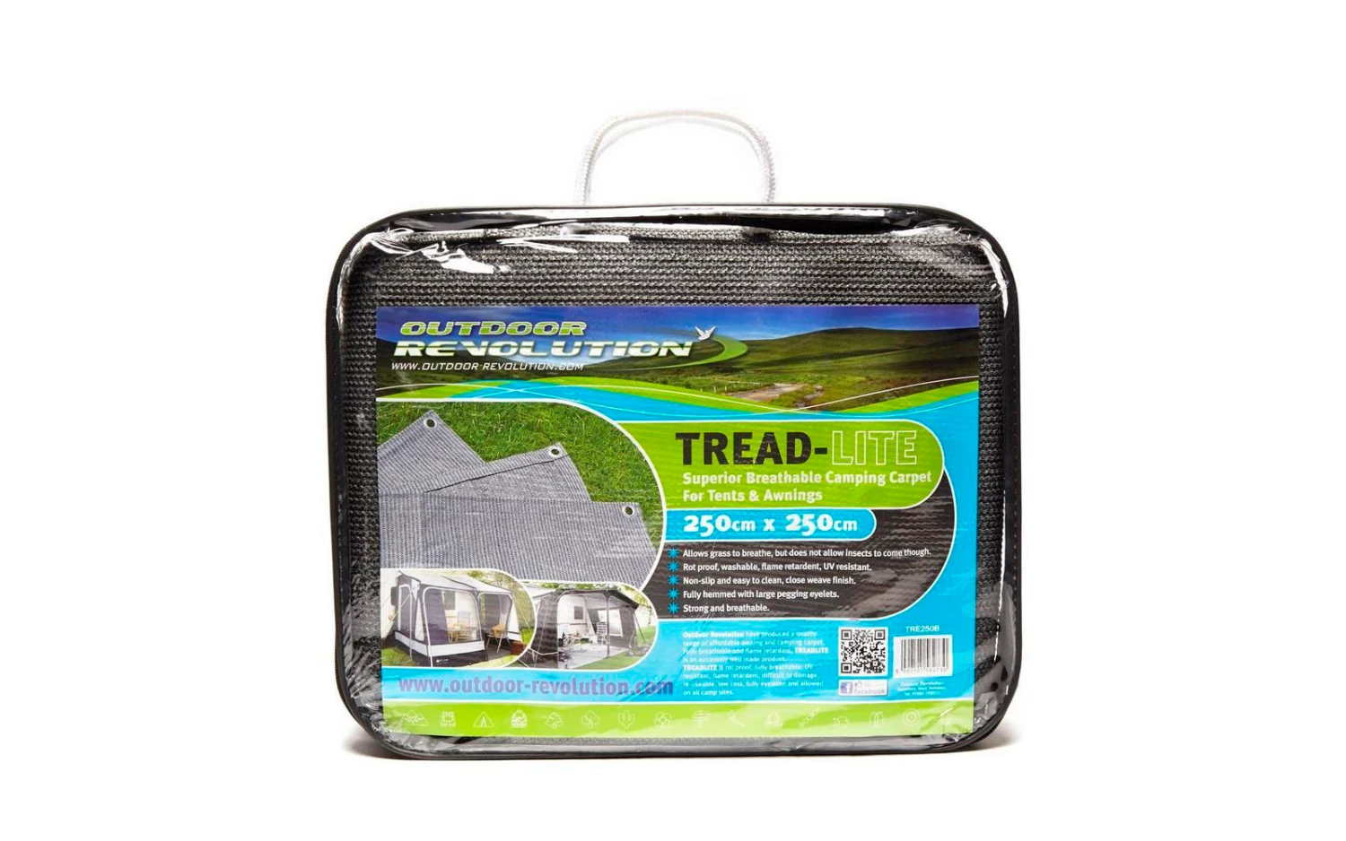 Outdoor Revolution Treadlite Vorzeltteppich Grau 3 Outdoor Revolution Treadlite Vorzeltteppich Grau