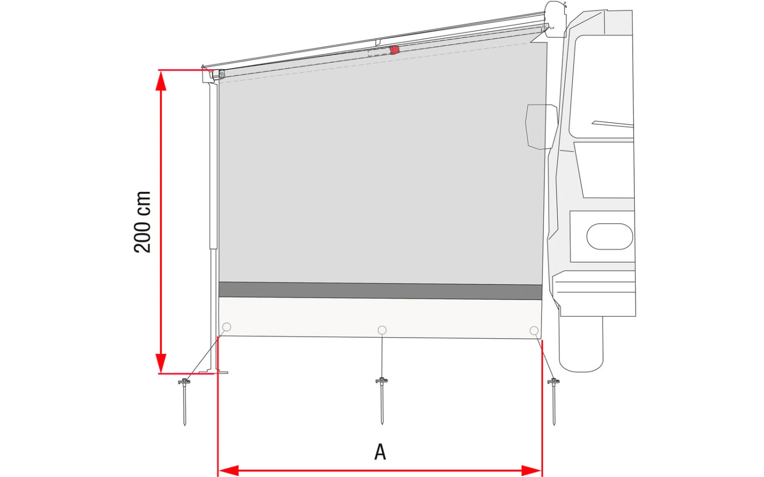 Fiamma Sun View Side Sonnenschutz / Markisenaufsatz Seitenwand 6 Fiamma Sun View Side Sonnenschutz / Markisenaufsatz Seitenwand – Bild 4