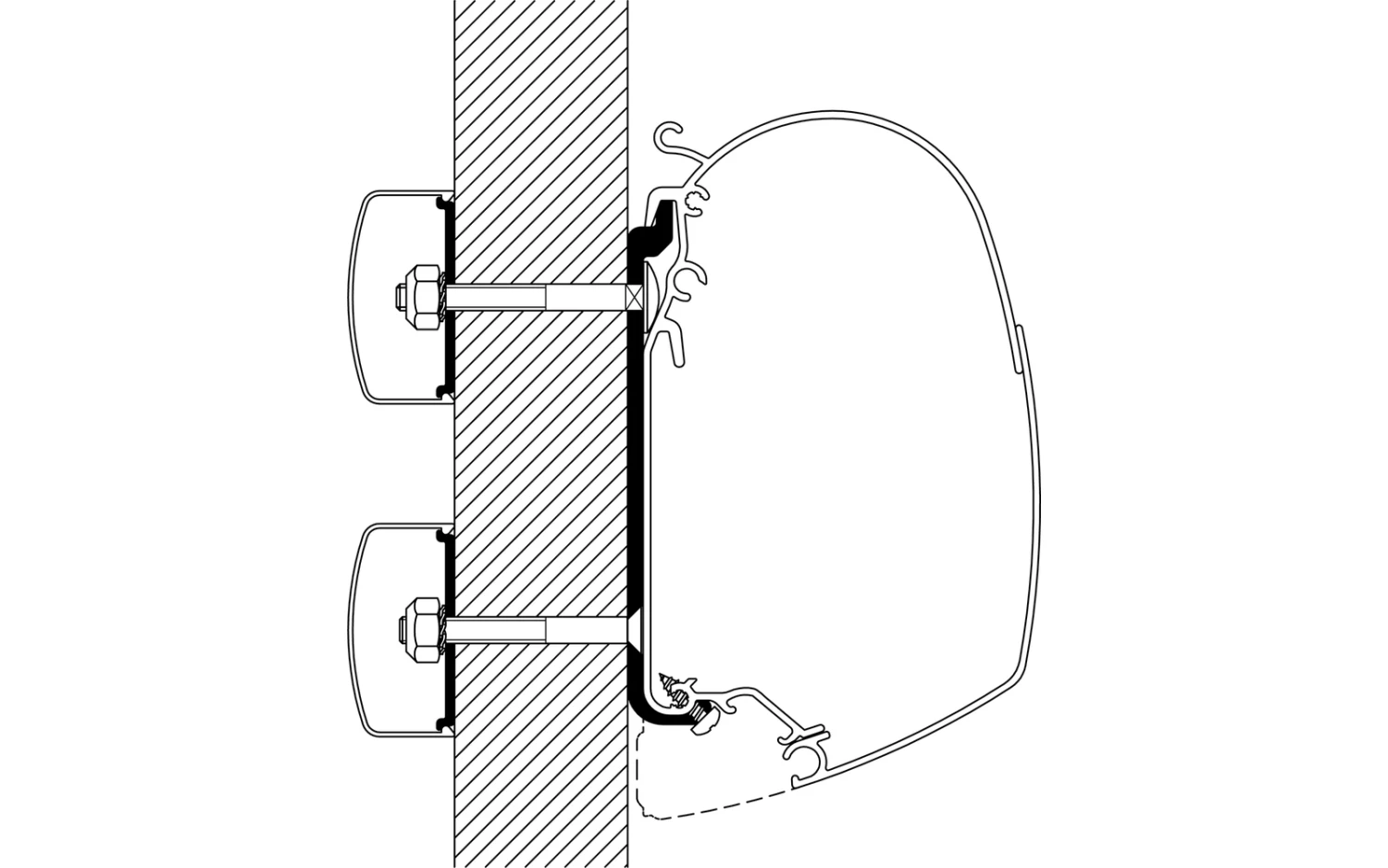 Thule Universal Markisenadapter Für Omnistor 4900 / 5200 / 8000 8 Thule Universal Markisenadapter Für Omnistor 4900 / 5200 / 8000 – Bild 6