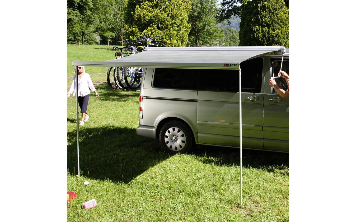 Fiamma F45s Wandmarkise 260 Cm Für VW T5 / T6 / California (Titanium / Royal Grey) 6 Fiamma F45s Wandmarkise 260 Cm Für VW T5 / T6 / California (Titanium / Royal Grey) – Bild 4