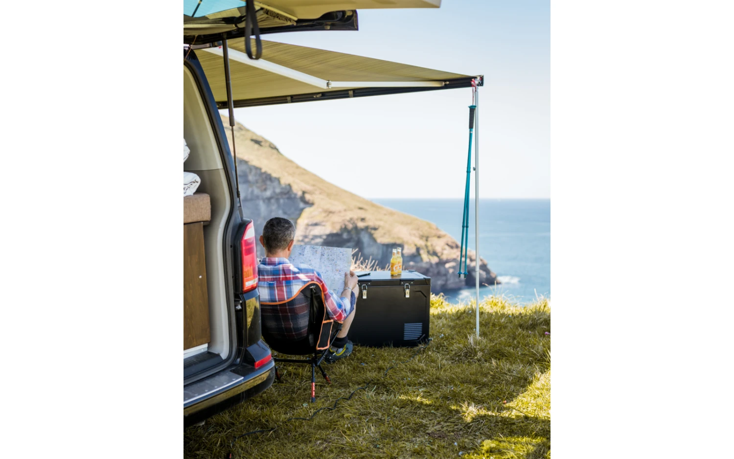 Fiamma F45s Wandmarkise 260 Cm Für VW T5 / T6 / California (Titanium / Royal Grey) 9 Fiamma F45s Wandmarkise 260 Cm Für VW T5 / T6 / California (Titanium / Royal Grey) – Bild 7